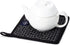 Encasa Homes 8 inches Oven Microwave Potholders (2 pc Set) - Heat Resistant for Kitchen Cooking & Baking