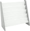 Humble Crew 4-Tier Kids Bookshelf, Grey Wood/White - Premium Book Shelf for
