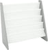 Humble Crew 4-Tier Kids Bookshelf, Grey Wood/White - Premium Book Shelf for