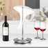 Wine Decanter Drying Stand with Silicone Head, Detachable Shelf Rack Holder with Drip Catching Base (Decanter Not