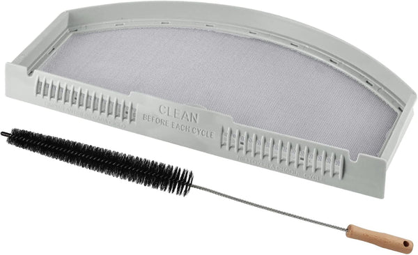 Upgraded WE03X23881 Dryer Lint Screen Filter Replacement for GE Dryer, Stainless Steel Metal Screen with Cleaner Kit