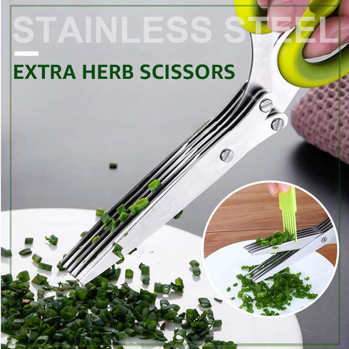ONEBOM Kitchen Shears 2 Pack - Multi-Function Heavy Duty Sharp 304 Stainless Steel Cooking Shears