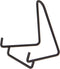 Bard's Black Wire Easel Stand, 3" H x 2" W x 2.5" D