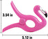 AUEAR Lovely Towel Clips, Chair Holders for Beach or Home, Portable Secure Accessories, Pink Flamingo, 4-Pack