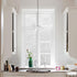 LEMON CLOUD Window Privacy Film - No-Adhesive Static Decorative Window Film, Frosted Stained Glass Vine Design