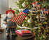 Department 56 Possible Dreams Jim Shore Tribute to 9/11 Firefighter Santa, African American Hanging Ornament, 6 Inch