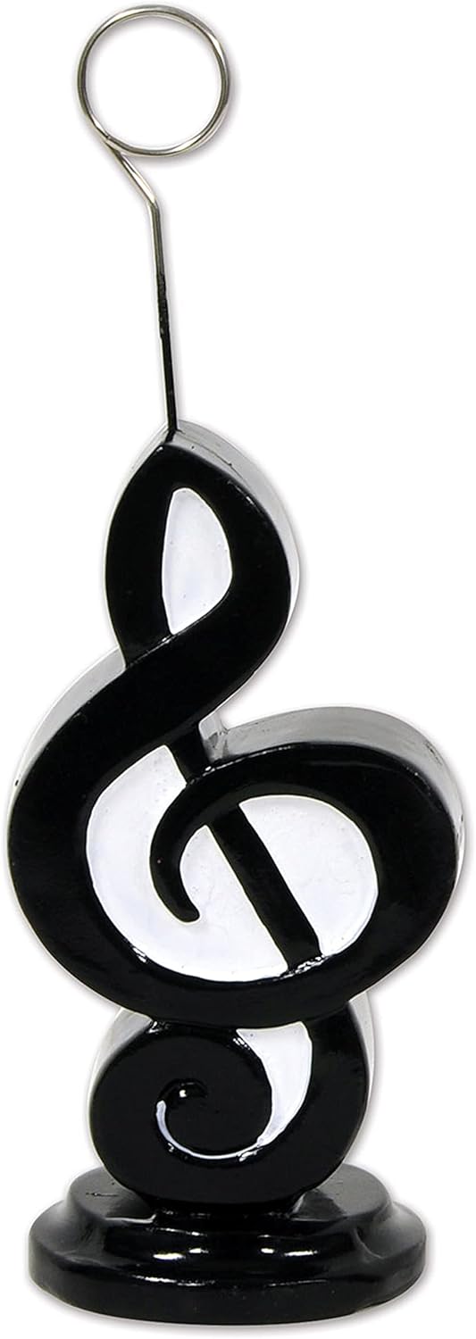 Beistle 54752 1-Pack Musical Note Photo/Balloon Holder