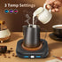 YsyYey 24W 3 Settings Electric Coffee Cup Warmer for Office Desk, Mug Warmer Plate with Auto Switch Off, Heat Tea