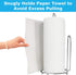 Countertop Blue DonutsOne-Handed Tear Paper Towel Dispenser, Modern Chrome Paper Towel Holder