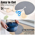 2 26" PCS Lazy Susan Shelf Liner, Jaxbo Silicone Lazy Susan Liner for Dual Tier Pie Cut Organizer,Non-Slip Thermal