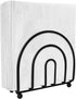 Blue Donuts Classic Arc Collection Napkin Holder for Tables, Farmhouse Dining Table Napkin Holders, Black