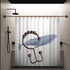Shower Curtain Hooks Rings for Bathroom, 12PCS Stainless Steel Metal Rust Resistant Double Curtain Hooks (Bronze)