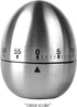 Jayron JR-WG015 Egg Kitchen Timer, Stainless Steel Mechanical Rotating Alarm, 60 Minutes Countdown Timer for Cooking