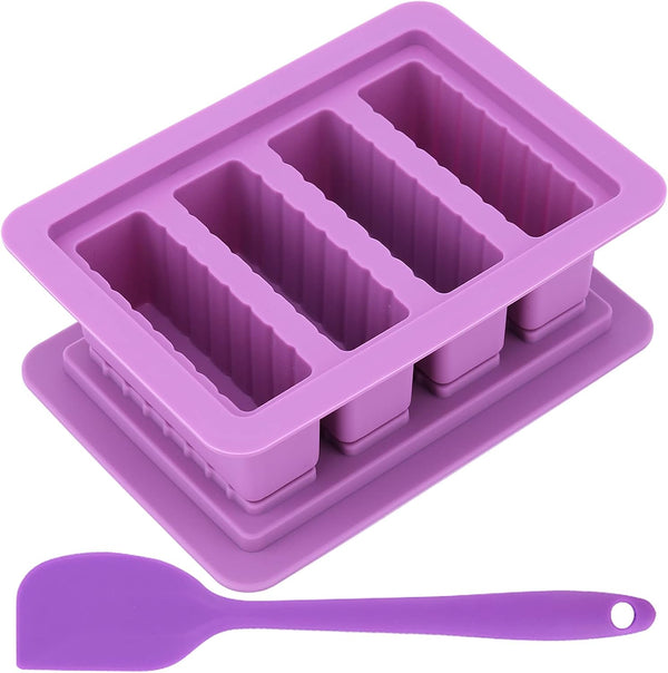 KeFanta Silicone Butter Mold, Large Butter Maker with Lid and Food Grade Silicone Spatulas for Homemade Butter