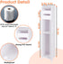 ShellKingdom Toilet Paper Holder Stand, Small Bathroom Storage Cabinet with Doors and Shelves, Slim Storage Cabinet