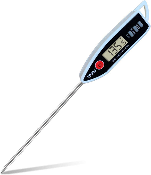 Meat Food Thermometer, Digital Instant Read Cooking Kitchen BBQ Grill Thermometer for Liquids, Pork, Baking