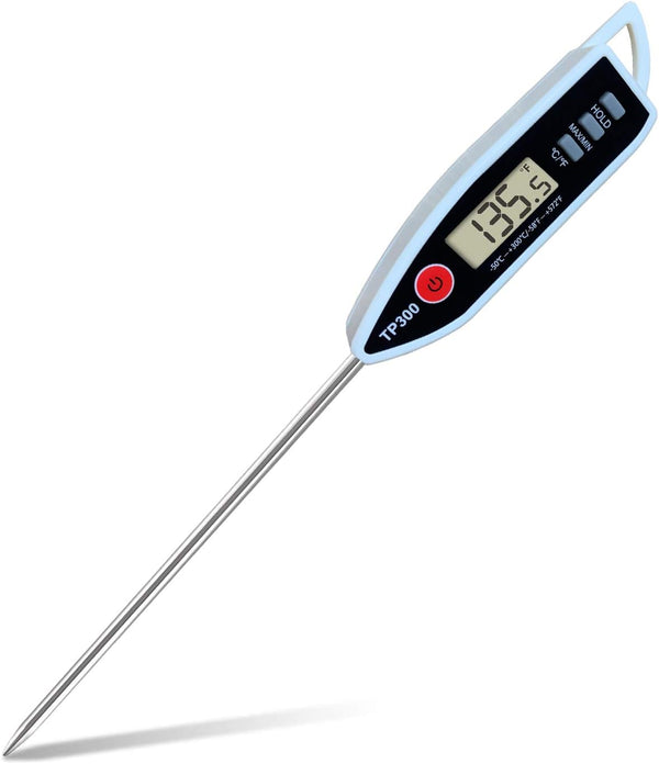 Meat Food Thermometer, Digital Instant Read Cooking Kitchen BBQ Grill Thermometer for Liquids, Pork, Baking