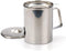RSVP International Endurance Stainless Steel Fryer's Friend Pot Can, 6 Cup, Includes Mesh Strainer
