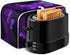 Purple Butterfly Print Toaster Cover 2 Slice Wide Slot, Lightweight Dust Protection Washable Appliance Bag