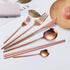AARAINBOW 8 Pieces Portable Reusable Stainless Steel Flatware Set, Travel Utensils Including Chopsticks, Knife, Fork,