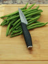 Cestari Charcuterie Board Accessories - 3 Inch Ceramic Paring Knife with Sheath, Black Mirror Finish Blade