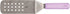 Mercer Culinary Millennia Turner/Spatula - 8 Inch x 3 Inch Blade, Purple Handle