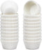 Caperci 500 Count Mini Cupcake Liners, White Muffin Liners, Greaseproof Small Cupcake Wrappers for Baking
