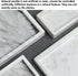 Noble Natural Marble Tray for Desktop, Kitchen, Vanity, Bathroom, Stone Organizer for Tissues, Candles, Soap (Cloud