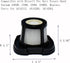 Vacuum Filter Replacement for Bissell 2284W, 2390, 2389, 2390A, Includes 4 Mesh and 4 Foam Filters