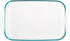2 Quart Glass Oblong Baking Dish, Clear, 11.1 in. x 7.1 in. x 1.7 in. by Pyrex Basics