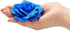 Bright Creations Blue Roses Artificial Flowers, Set of 50 Stemless Silk Roses, Royal Blue Faux Bouquet Decor