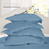 Nestl Soft Pillow Shams Set of 2 - Hotel Style Premium Microfiber Pillow Covers, King 20"x36", Blue Heaven