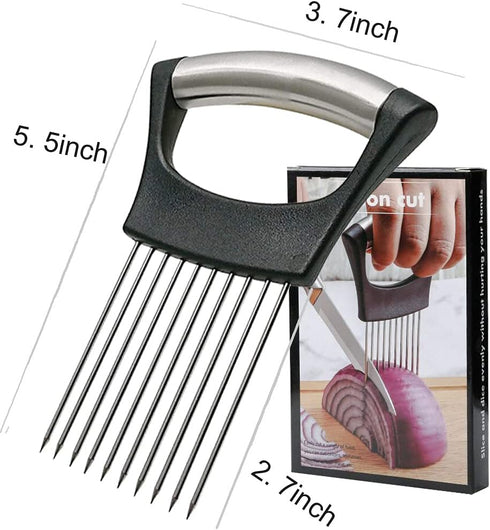 ESINAM Premium Onion Slicer Holder - Vegetable Slicer Cutter for Potato, Tomato, Fruit, and Meat