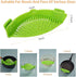 YEVIOR Clip on Strainer for Pots and Pans, Hands-Free Food Strainer for Spaghetti, Fits All Bowls and Pots