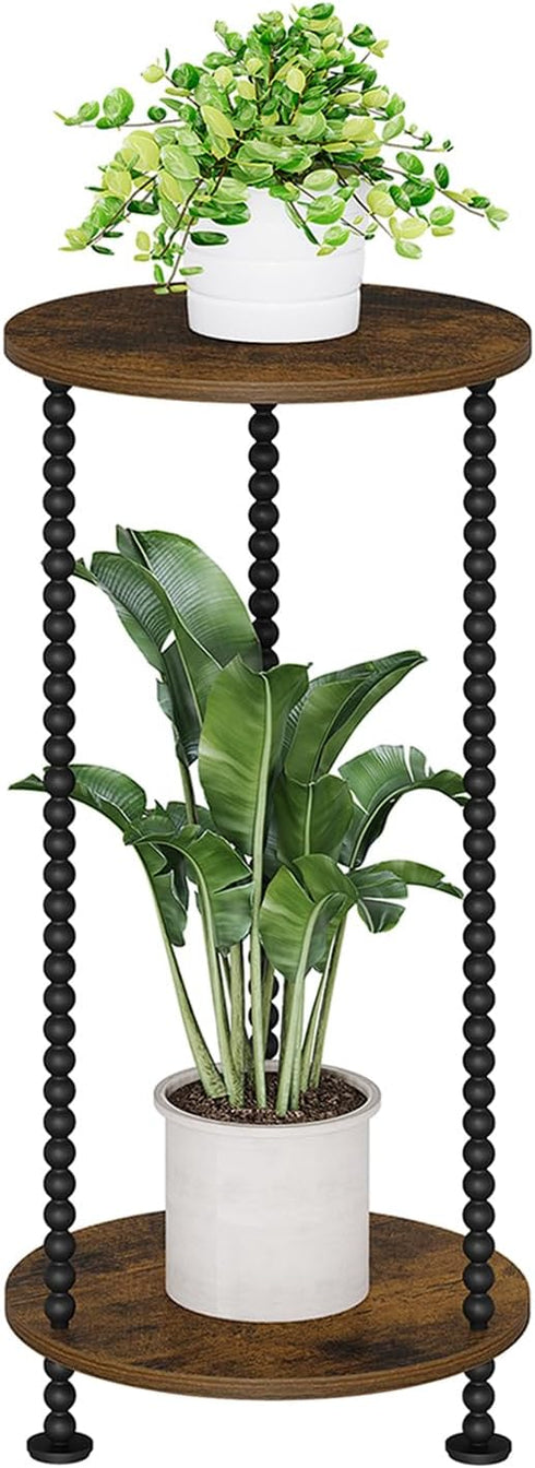 YINMIT Plant Stand Indoor, 2 Tier Small Plant Stand, 23" Tall Metal