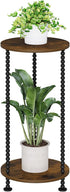 YINMIT Plant Stand Indoor, 2 Tier Small Plant Stand, 23" Tall Metal