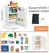 Set Play,16Pieces Ouliget Miniature Model Refrigerator Fridge Magnet,Unique Novelty Cute Mini Fridge Magnet,Mini