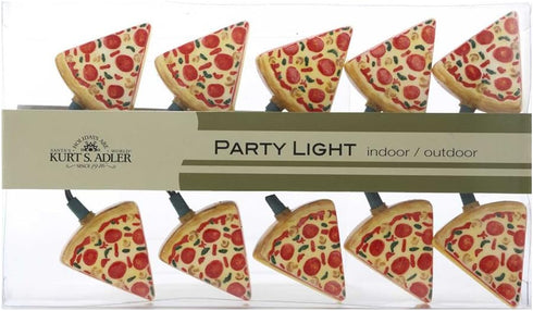 Kurt Adler Indoor/Outdoor 10-Light Pizza Light Set