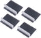 4Pcs Black Kitchen Sink Squeegee Cleaner, Countertop Brush Wiper, Vegetable Cleaning Tool Accessories