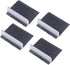 4Pcs Black Kitchen Sink Squeegee Cleaner, Countertop Brush Wiper, Vegetable Cleaning Tool Accessories