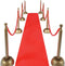 Red Carpet Runner for Party, 2 x 15 ft, Non-Woven Polyester Fabric Aisle Runner for Wedding Ceremony, Hollywood Theme