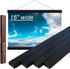 16" Sturdy Magnetic Poster Hanger Frame, Wooden Poster Frame 16x20 16x22 16x24, Solid Teak Wood, Black
