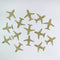 100 Counts Gold Glitter Airplane Table Scatter/Paper Confetti for Baby Shower Birthday Party