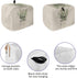 Toaster Dust Cover with Pockets, Rustic Spring Sweet Home Green Eucalyptus Leaves Beige Soft Washable 4 Slice Toaster Cover, Dust-proof Cover for Small Appliance Cover and Fingerprint Protection