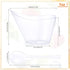 150 Pack 7 oz Clear Plastic Dessert Cups with Tasting Spoons, Appetizer Cups Yogurt Parfait Bowls with Spoons for Party