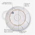 Display Buddie Adjustable Wall Plate Hanger for Oval Square Round Rectangle Displays, Steel with Silicone Hooks