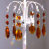 20pcs 38mm Teardrop Chandelier Crystals Pendant Replacement Prism Suncatcher Parts Connected Glass Octagon Beads