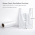 JILLICK 1.6 Liter/0.4 200 Count Countertop, Mini Trash Bags Gal- Tiny Clear Trash Can Liners for Desktop, Makeup