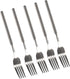 5Pcs Stainless Steel BBQ Telescopic Forks, 8.7-25.4 Inch Long Handle Cutlery for Barbecue, Toasting, Dinner