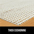 GORILLA GRIP Strong Rug Pad Gripper, 2x6 FT, Slip and Skid Resistant Pads for Hard Floors